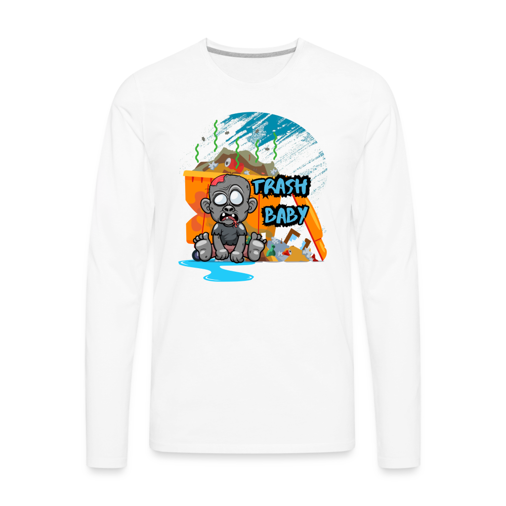 Men's Premium Long Sleeve T-Shirt - white
