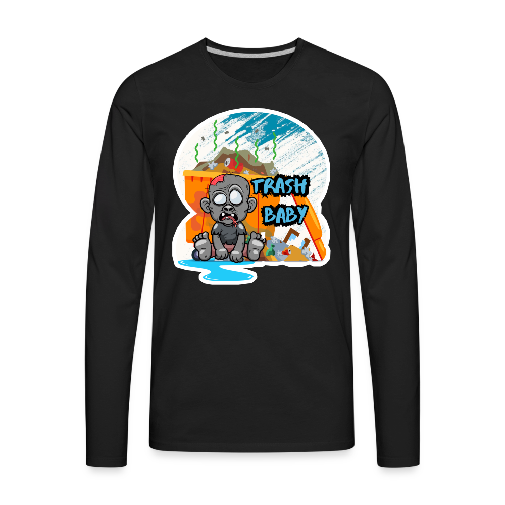 Men's Premium Long Sleeve T-Shirt - black