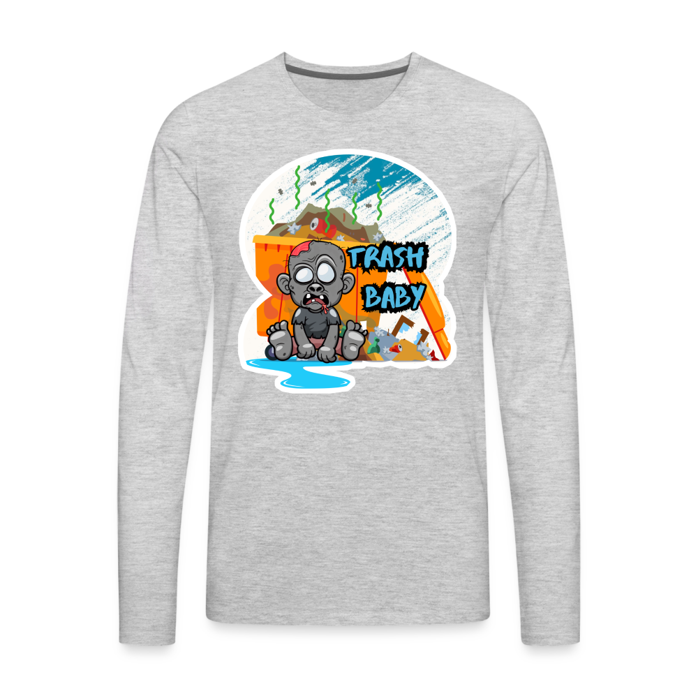 Men's Premium Long Sleeve T-Shirt - heather gray