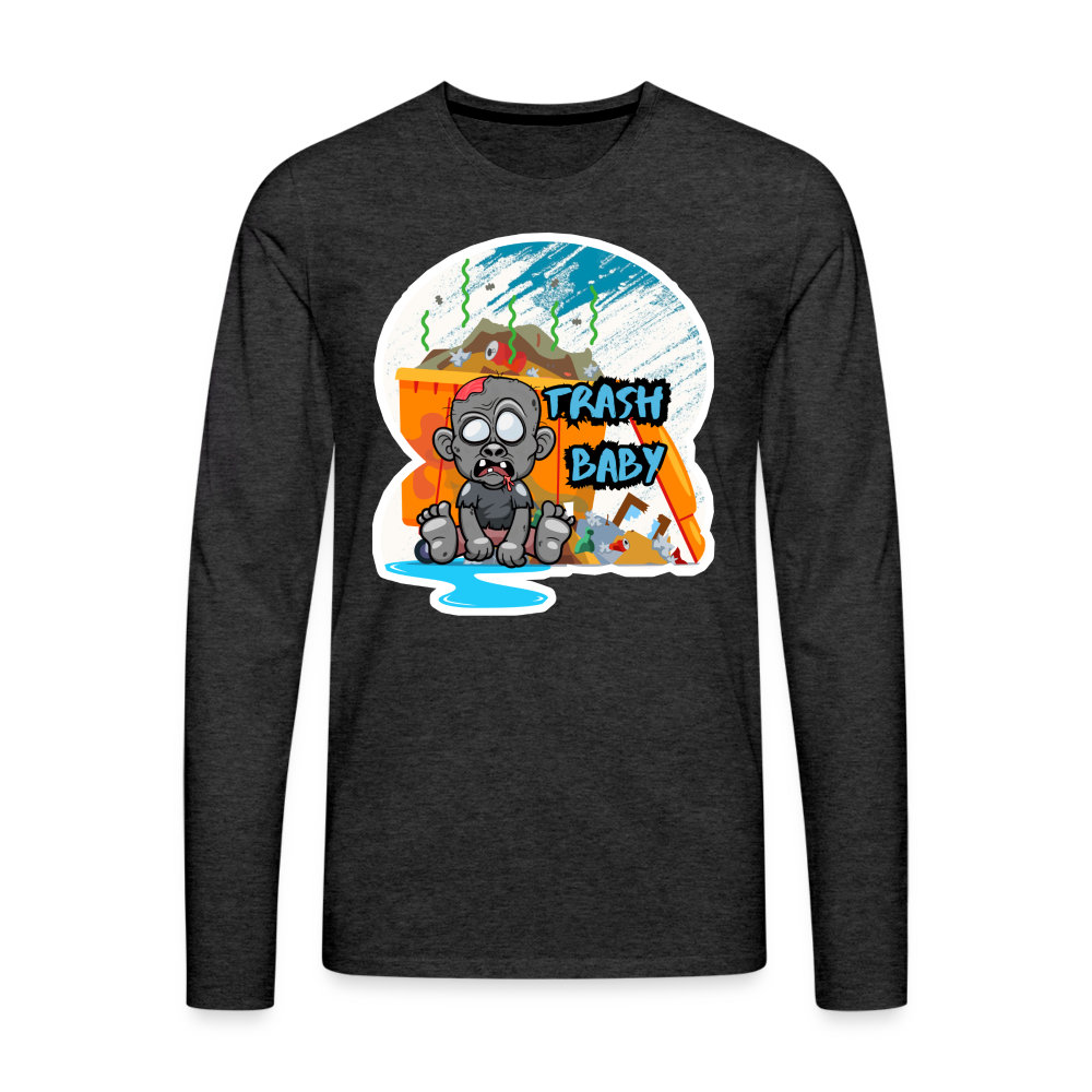 Men's Premium Long Sleeve T-Shirt - charcoal grey