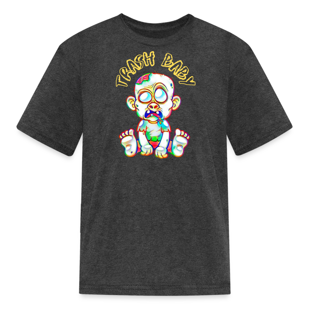 Kids' T-Shirt - heather black